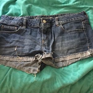 Denim shorts